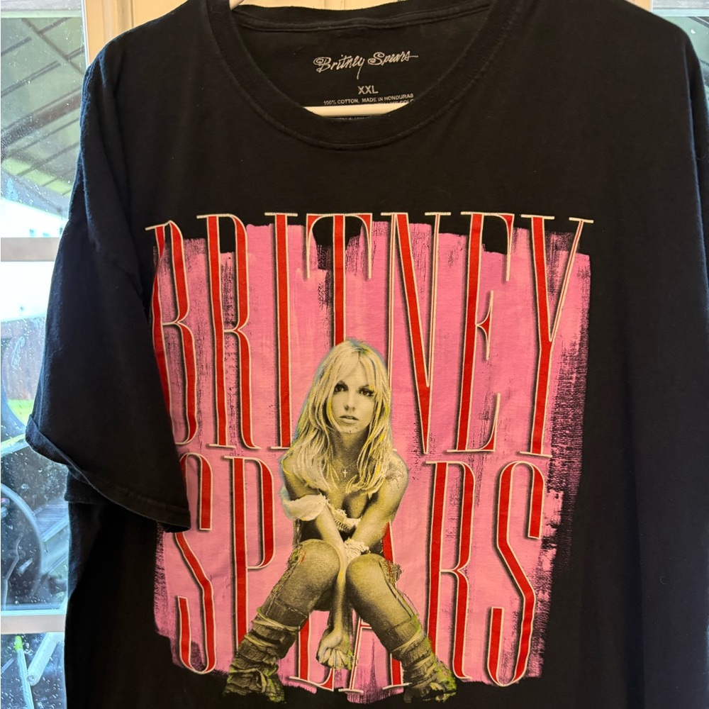 Britney Spears Black T-Shirt XXL